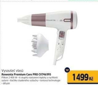 Vysoušeč vlasů Rowenta Premium Care PRO CV7461F0