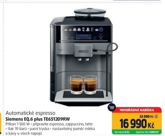 Kávovar Espresso Siemens TE651209RW