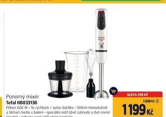 Tyčový mixér Tefal HB833138