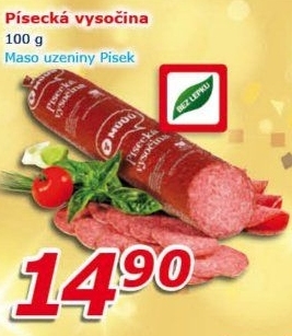 Salám Vysočina písecká Maso uzeniny Písek