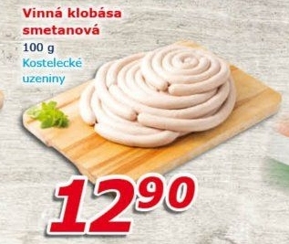 Vinná klobása smetanová Kostelecké uzeniny