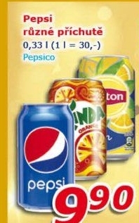 Limonáda Pepsi