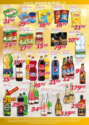 akční leták ESO MARKET 19.12.2018-31.12.2018