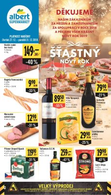 akční leták Albert 27.12.2018-31.12.2018
