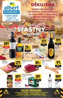 akční leták Albert 27.12.2018-31.12.2018