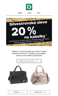 akční leták DEICHMANN 27.12.2018-31.12.2018