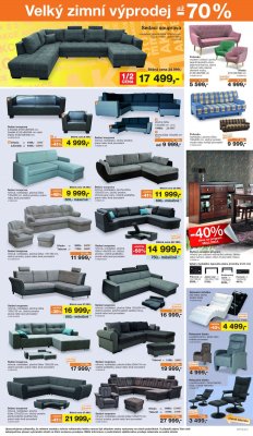 akční leták Sconto nábytek 28.12.2018-22.1.2019