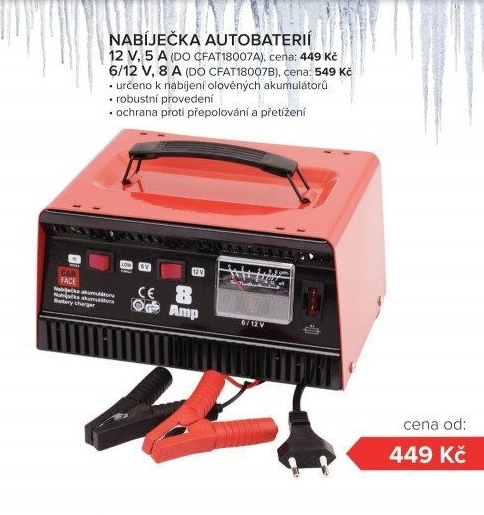 Nabíječka autobaterií Carface