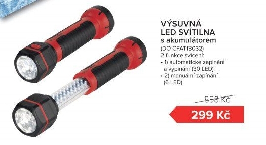 Pracovní aku LED svítilna CarFace