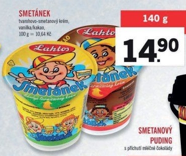 Dezert Smetánek Laktos