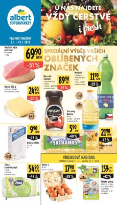 akční leták Albert 9.1.2019-15.1.2019