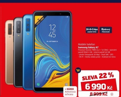 Mobilní telefon Samsung Galaxy A7 Dual SIM