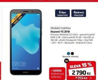 Mobilní telefon Huawei Y5 Dual SIM