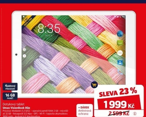 Tablet Visionbook 8Qe Umax