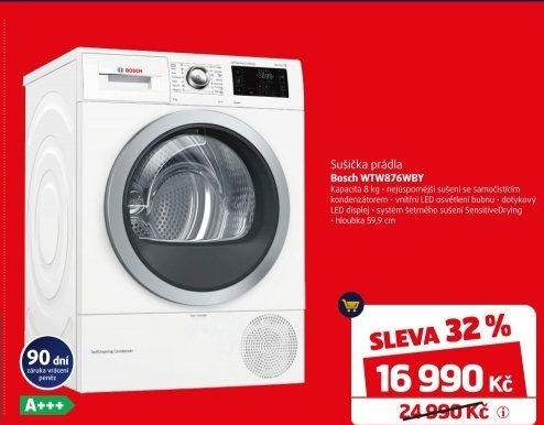 Sušička Bosch WTW876WBY