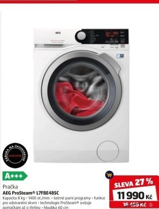 Pračka AEG ProSteam L7FBE48SC