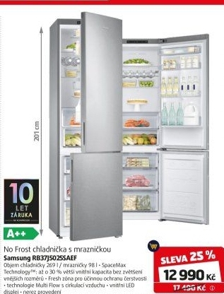 Chladnička Samsung RB37J5025SA/EF