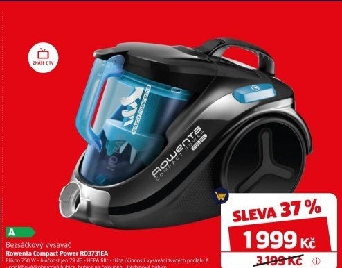 Bezsáčkový vysavač Rowenta RO3731EA