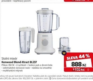 Stolní mixér BL237Kenwood Blend-Xtract