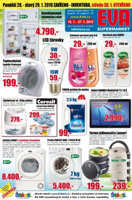 akční leták EVA.cz 16.1.2019-27.1.2019