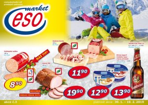 akční leták ESO MARKET 30.1.2019-10.2.2019