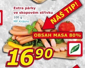 Párky extra Krásno