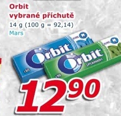 Žvýkačky Orbit