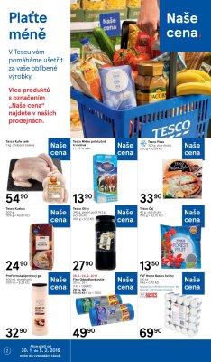 akční leták Tesco 30.1.2019-5.2.2019