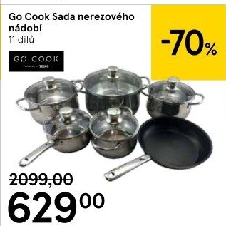 Sada nerez nádobí Go Cook