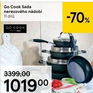Sada nerez nádobí Go Cook