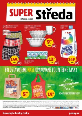 akční leták Penny Market 4.2.2019-6.2.2019
