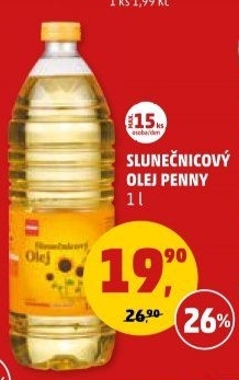 Slunečnicový olej Penny