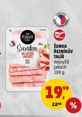 Šunka nejvyšší jakost Řezníkův talíř