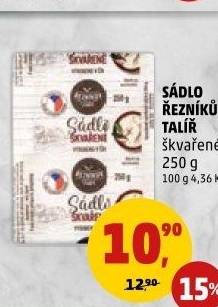 Sádlo škvařené Řezníkův talíř