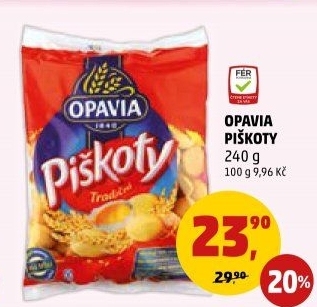 Piškoty Opavia