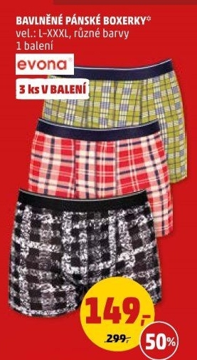 Pánské boxerky Evona