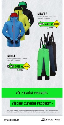 akční leták ALPINE PRO 30.1.2019-15.2.2019