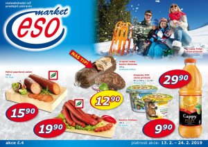 akční leták ESO MARKET 13.2.2019-24.2.2019