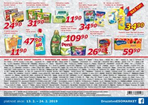 akční leták ESO MARKET 13.2.2019-24.2.2019