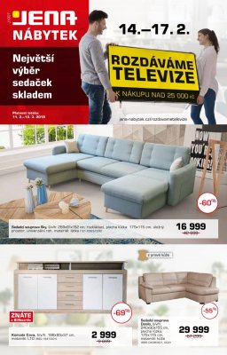 akční leták Jena nábytek 11.2.2019-10.3.2019