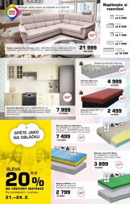 akční leták Jena nábytek 11.2.2019-10.3.2019