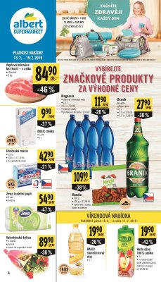 akční leták Albert 13.2.2019-19.2.2019