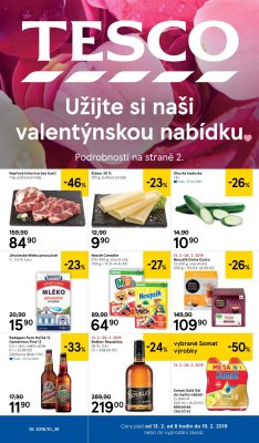 akční leták Tesco 13.2.2019-19.2.2019