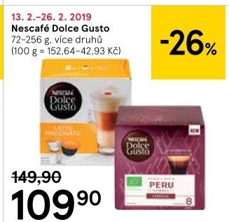 Kapsle Dolce Gusto Nescafé