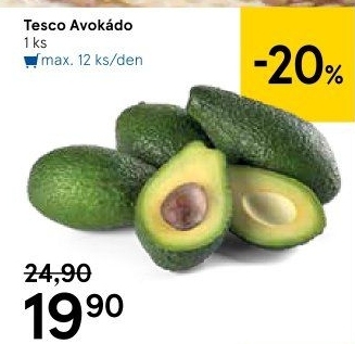 Avokádo Tesco