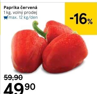 Paprika červená