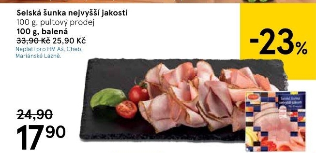 Šunka selská nejvyšší jakosti - Tesco akcniletaky.com