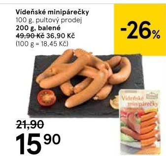 Minipárečky vídeňské