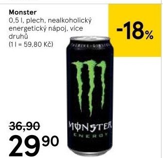 Energetický nápoj Monster Energy