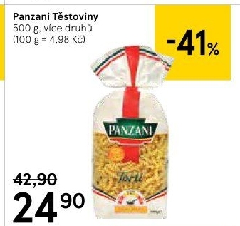Těstoviny Panzani